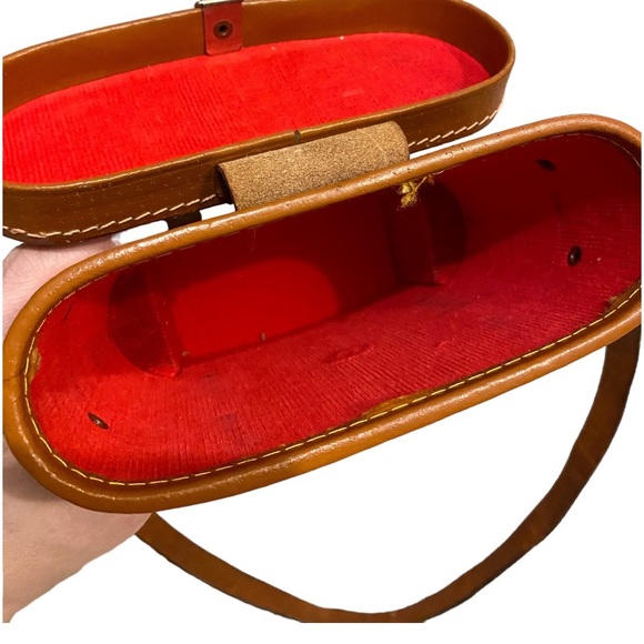 Vintage Binoculars Case Bag with Alligator head Made in Japan - Picture 6 of 7